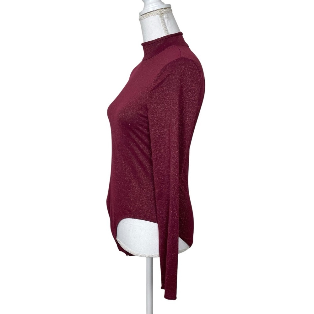 Daily Practice by Anthropologie Shimmer Open-Back Bodysuit Small - Picture 8 of 12